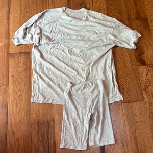 The foxy kind comfy loungewear s/m grey bundle set